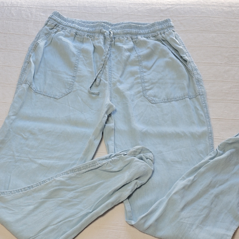 Thread & Supply Lyocell Ruched Ankle Joggers Size Small
